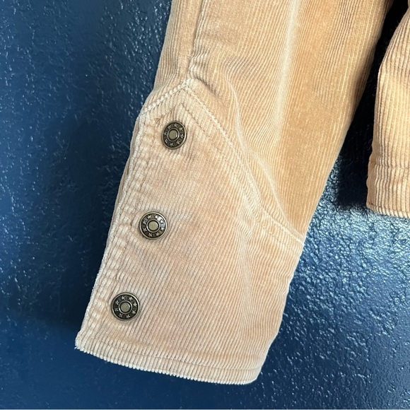 A.M.I Vintage Tan Corduroy Jacket - Picture 4 of 5